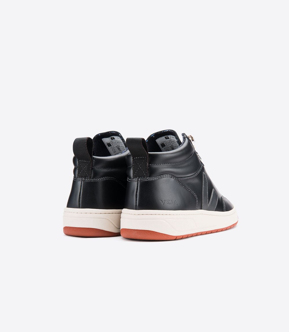 Veja Sneakers Mens - Roraima Bastille Leather - Black - 1679VBNEP